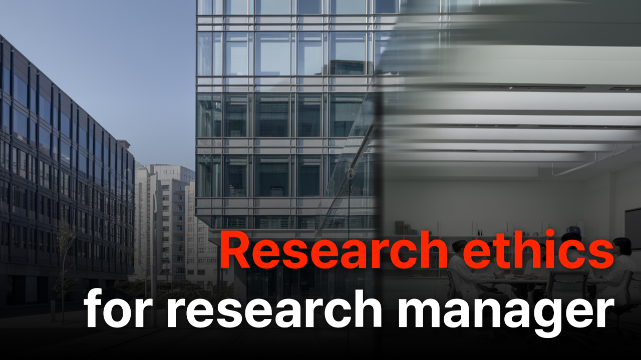 Research ethics for research manager(Science & Engineering) (2026-8)